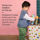 Tommee Tippee On the Go Stainless Steel Insulated Bottle 18m+ 355ml - 2 Colors
