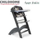 [1 yr local warranty] Childhome Lambda 3 Baby High Chair + Feeding Tray - Anthracite