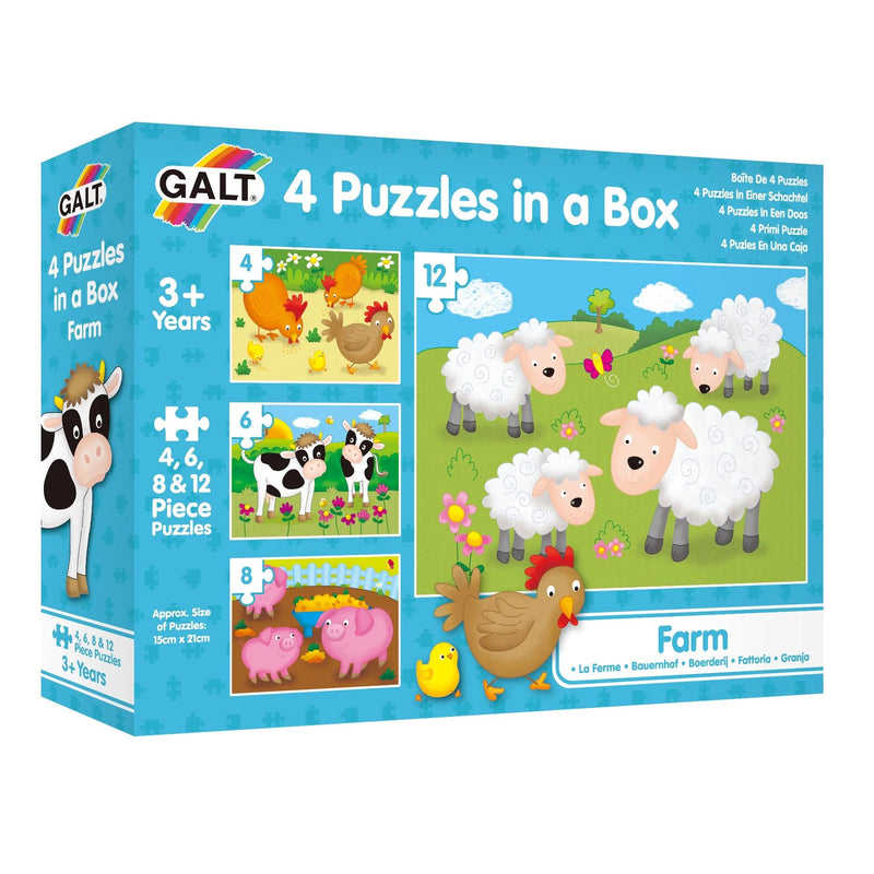 Galt 4 Puzzles in a Box