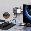 Travelmall GaN 45W PD High Performance 5 USB World Travel Adaptor (Black)