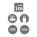 Travelmall Multi-Tool 5-in-1 Charge and Syn Cable - 3 Colors