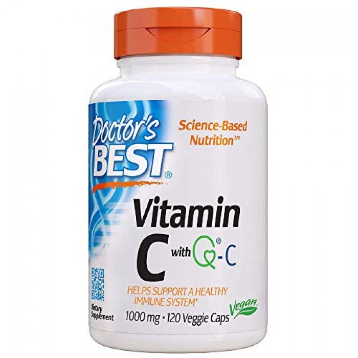 Doctor's Best Vitamin C featuring Quali-C 1000mg, 120 vcaps