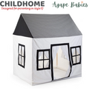 [1 yr local warranty] Childhome Large Playhouse - Black White - 125x95x145CM