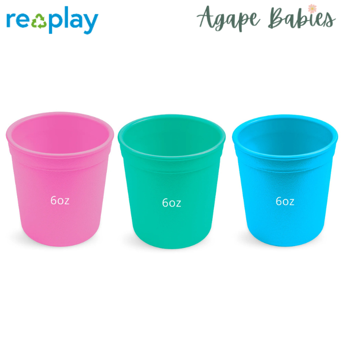 [2-Pack] Re-Play Recycled Tiny Drinking Cup 6oz [Made in USA]