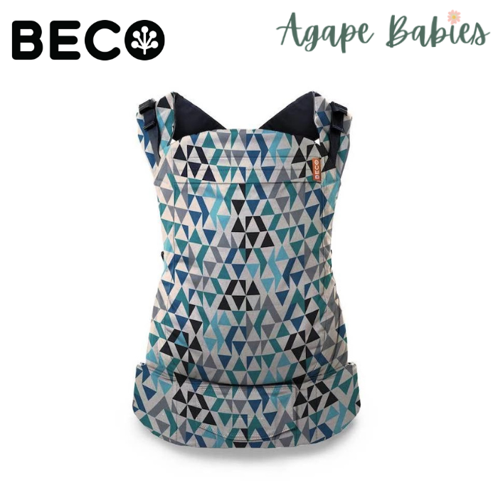 Beco Toddler Baby Carrier - Geo Teal Blue - One Year Warranty