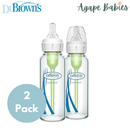 Dr Brown's 8 Oz/250 Ml Narrow Glass Options+ Bottle (2-Pack)