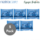 [Bundle Of 5] Natracare Pure Organic Cotton Intimate Wipes Organic Rose, Calendula & Chamomile (12pcs x 5)