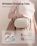 Momcozy Air 1 Ultra-Slim Hands-Free Wearable Pump with Wireless Charging Case