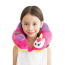 Travelmall 3D Inflatable Neck Pillow with Patented Pump - Unicorn