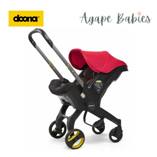 Doona Infant Car seat Stroller - Flame Red (2 Years Local Warranty)