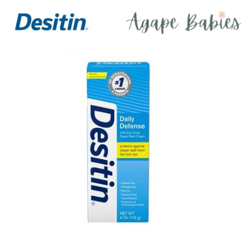 Desitin Daily Defense Diaper Cream 4oz BLUE Exp: 04/23