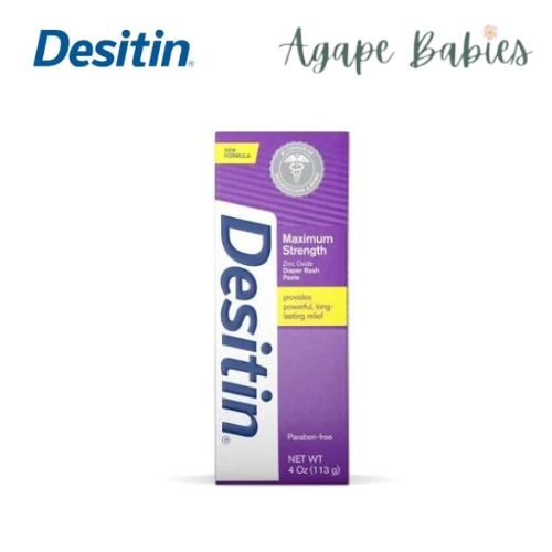 Desitin Maximum Strength Original Diaper Paste 4oz PURPLE Exp: 07/22