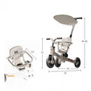 Lucky Baby 4 In 1 Multi-Functional Tricycle With Shade