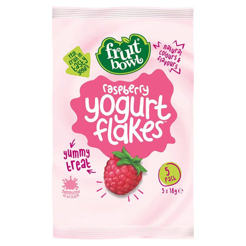Fruit Bowl Yogurt Flakes- Raspberry, 5 x 18g Exp: 11/24