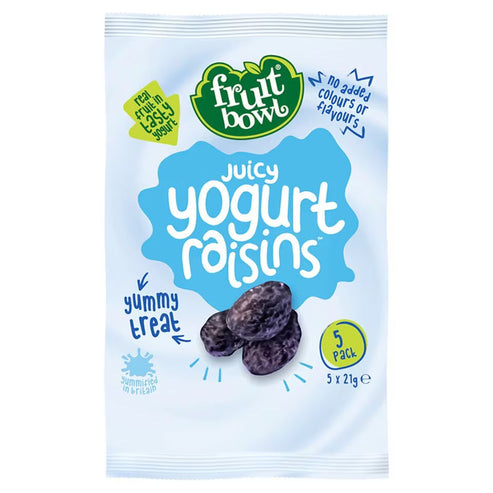 Fruit Bowl Yogurt Flakes- Raisins, 5 x 21g Exp: 10/24
