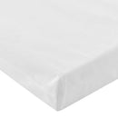 Tutti Bambini Kuba Cot Bed - Pickled Oak/Sage Weave + Foam Cot Bed Mattress (Bundle Pack)