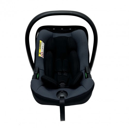 Lucky Baby Seyftee iSize Isofix Infant Safety Carseat With Base - Black/Grey