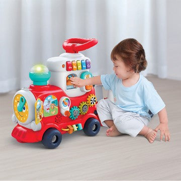 Lucky Baby 4 In 1 Smart Learning Push & Ride Train
