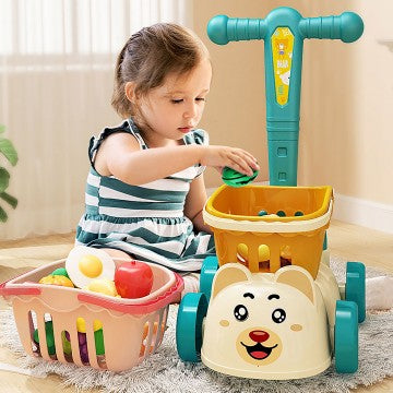 Lucky Baby Little Bear Shopping Trolley - 2 Colour