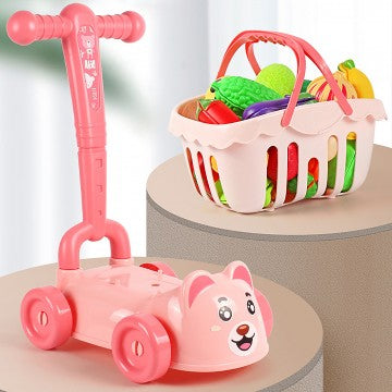 Lucky Baby Little Bear Shopping Trolley - 2 Colour