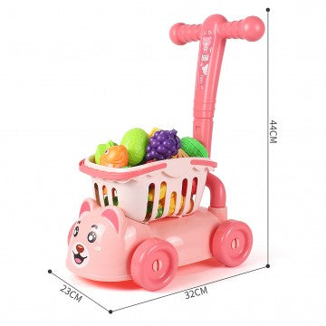 Lucky Baby Little Bear Shopping Trolley - 2 Colour