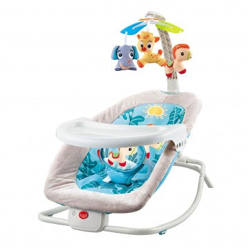 Lucky Baby Infant to Toddler Deluxe Rocker - Safari