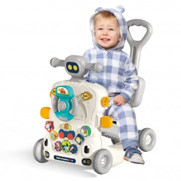 Lucky Baby 6in1 Activity Walker Ridde On  & Scooter Multi-Functional