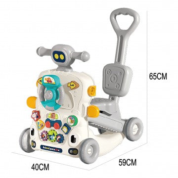 Lucky Baby 6in1 Activity Walker Ridde On  & Scooter Multi-Functional