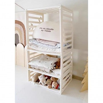 Lucky Baby Multi Functional Safety Play Yard Convertible To Wardrobe - Small