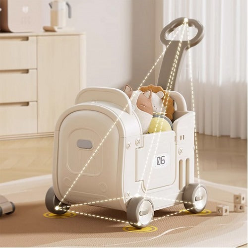 Lucky Baby Smart System 4 In 1 Ride On Push & Pull Cart