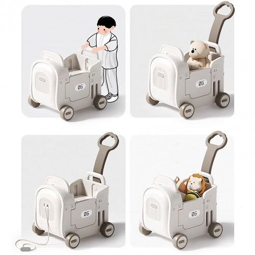 Lucky Baby Smart System 4 In 1 Ride On Push & Pull Cart