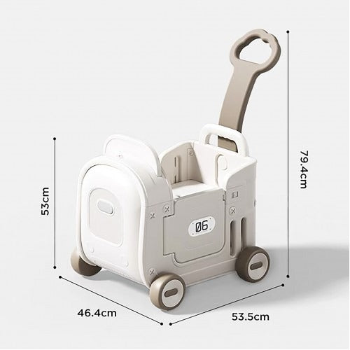 Lucky Baby Smart System 4 In 1 Ride On Push & Pull Cart