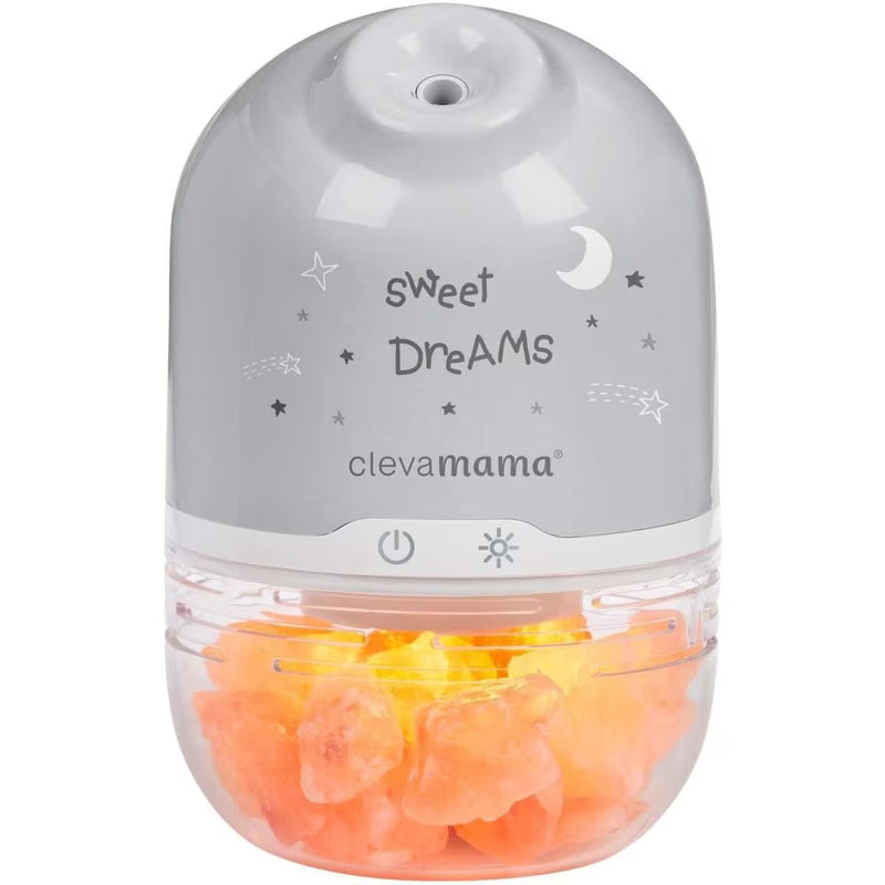 Clevamama ClevaPure Himalayan Salt Lamp, Humidifier & Night Light