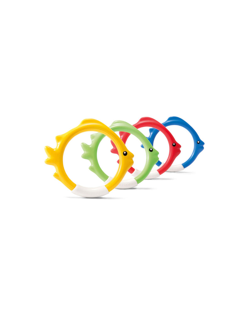 INTEX Underwater Fish Rings,  Ages 6+, 4 Colours