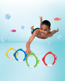 INTEX Underwater Fish Rings,  Ages 6+, 4 Colours