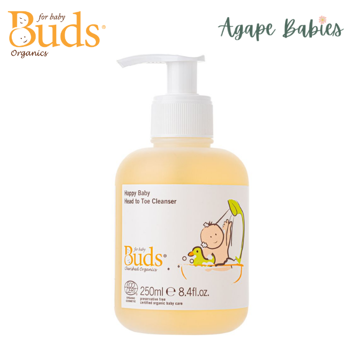 Buds Cherished Organics Happy Baby Head To Toe Cleanser (250ml) Exp: 04/26