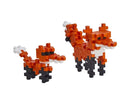 [2-Pack] PLUS-PLUS Fox / 100 pcs Tube