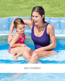 INTEX Swim Center Round Inflatable Family Lounge Pool