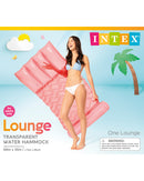 INTEX Transparent Water Hammock, 3 Colors, Shelf Box