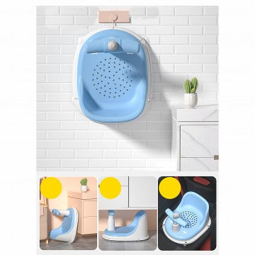 Lucky Baby Crown Baby Chair Bath Seat W/Suction Prp Size: 30x36x23cm - 2 Color