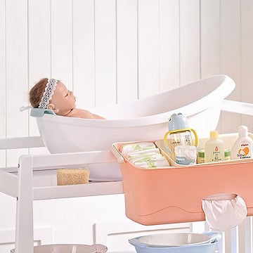 Lucky baby Cocoon Infant Bath Tub+Bath Support Set Size:31x25x27cm