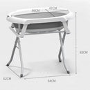 Lucky Baby Collato Bath Tub W/Stand + Bath Support - FOC 1pcs Temperature Card + Pelican Net & Friends