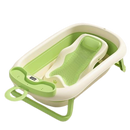 Lucky Baby Caly Collapsible Bath Tub W/Thermometer & Jelly Bath Support + Organizer Tray - 3 Colors