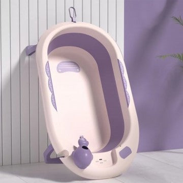 Lucky Baby OALY™ Collapsible Bath Tub W/Thermometer+ Bath Support 82X49X22 CM UNFOLD"