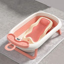 Lucky Baby Caly Collapsible Bath Tub W/Thermometer & Jelly Bath Support + Organizer Tray - 3 Colors