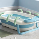 Lucky Baby Caly Collapsible Bath Tub W/Thermometer & Jelly Bath Support + Organizer Tray - 3 Colors