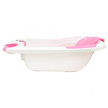 Lucky Baby Bobee Bath Tub W/Thermometer & Bath Support - Pink