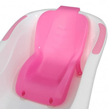 Lucky Baby Bobee Bath Tub W/Thermometer & Bath Support - Pink