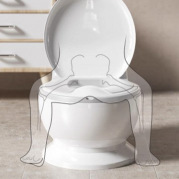 Lucky Baby baby potty with flash sound for PVC Seat - 2 Color