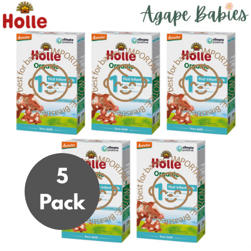 [Exp: 07/26] Holle Organic Infant Formula 1 400g DHA (from Birth - 6months) x 5 Packs